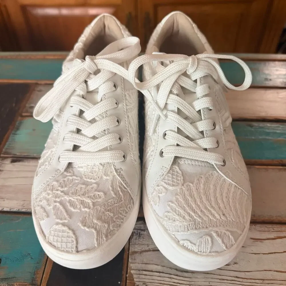 Vionic LACE upper KEARNY sneaker shoes Women's size 7.5 lace leather - Picture 5 of 16